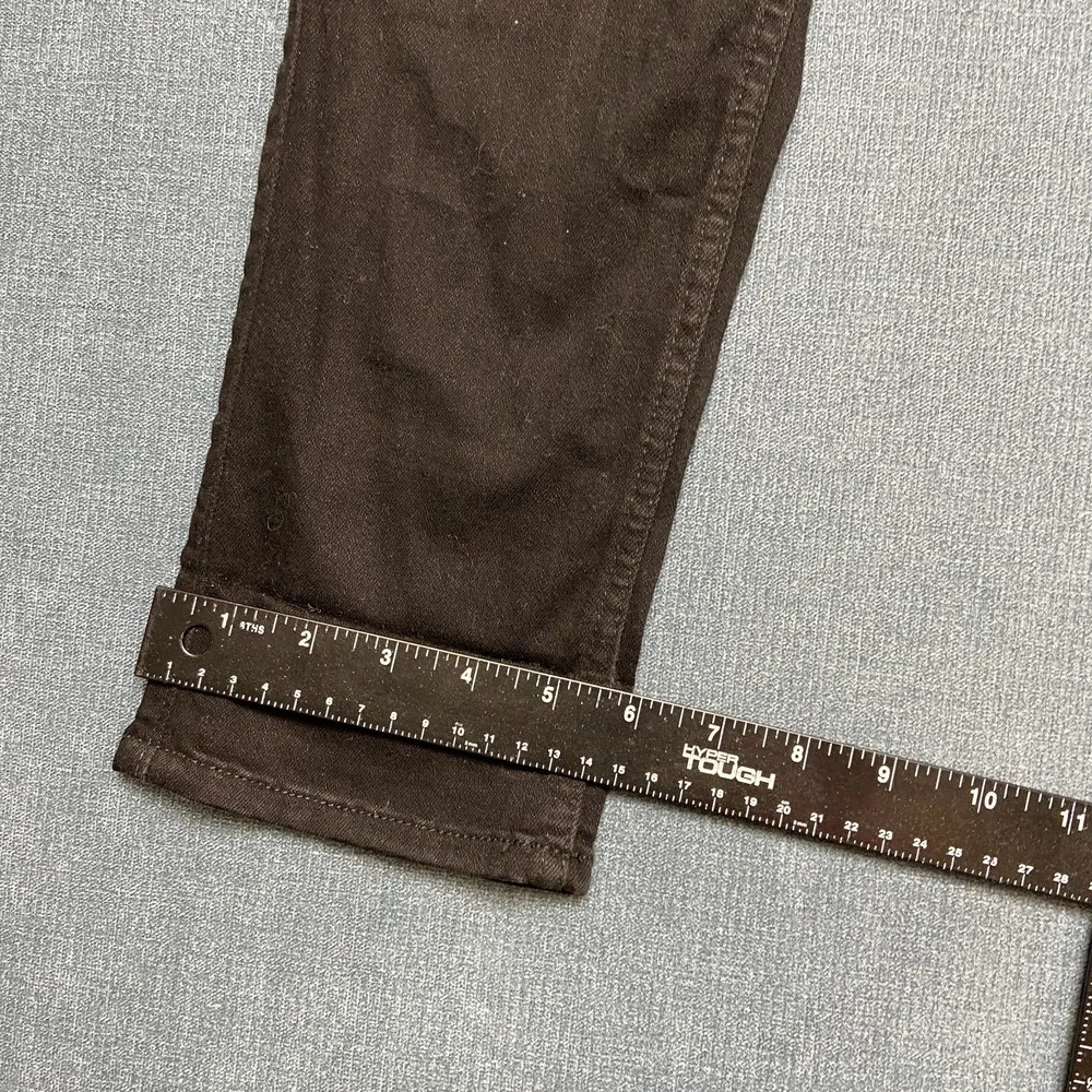 Hollister Jeans Mens 30x30 Black Denim Low Rise Streetwear Grunge Skinny Leg